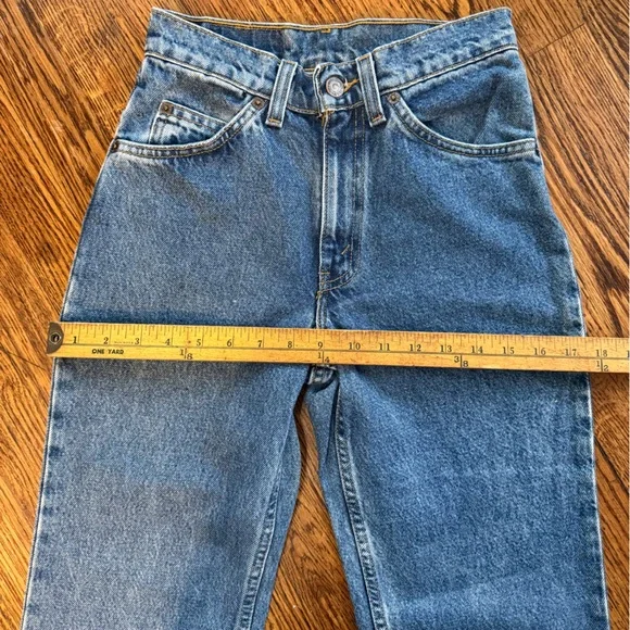 NEW Vintage Levi 505 Student Fit Denim Jeans, Orange Tag - Picture 10 of 13